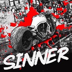 Sinner Motorcycle Poster Sin City