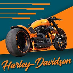 Harley Davidson Poster mkVIII