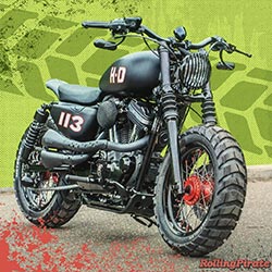 Harley Davidson Off-Road Motorcycle Poster