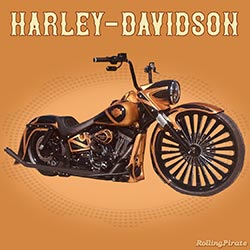 Custom Harley Davidson Poster - Graphic Design