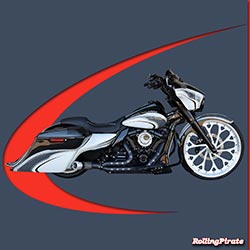 Custom Motorcycle Poster