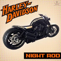 Harley Davidson Night Rod Poster