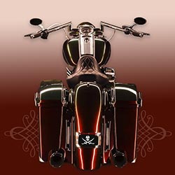 Custom Motorcycle Poster