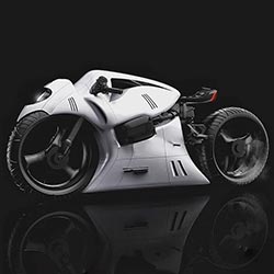 White Future Bike